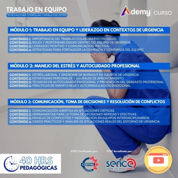 curso Trabajo en equipo y manejo del estrés